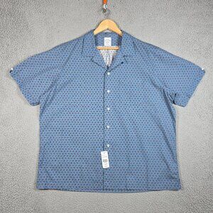 Brooks Brothers Shirt Mens Size XL Regent Fit Pottery All Over Print Camp Collar